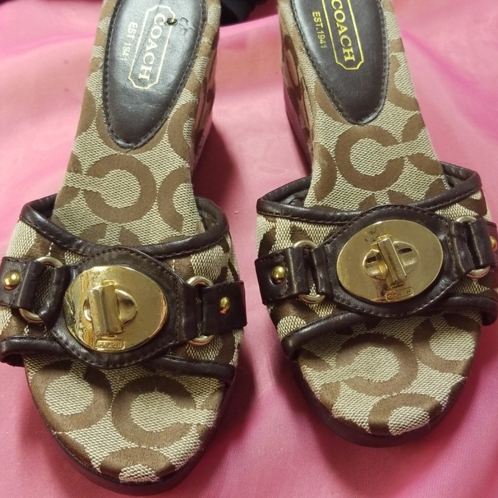 Coach wedges